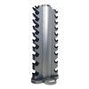 Force USA 1-10kg Rubber Hexagonal Dumbbell Set w/ Rack