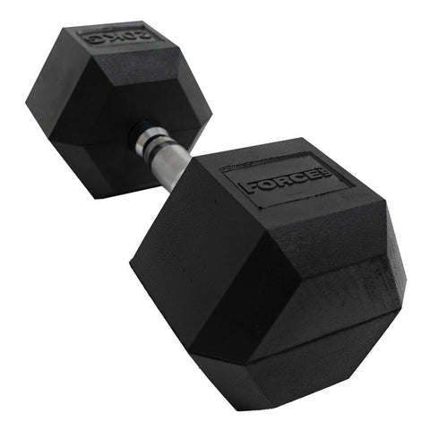 Force USA Rubber Hex Dumbbells - ALL SIZES (Sold individually)