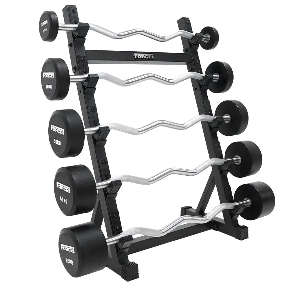 Force USA Fixed Curl Barbell Set and Stand